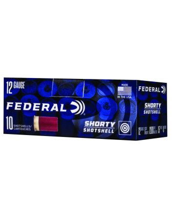 Federal SH1294B Shorty12Gauge 1.75" 15/16oz 4BuckShot 15Pellets 10 Per Box/10 Case