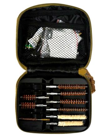 Clenzoil 2830 Field &amp; Range Cleaning Kit Multi-Caliber Rifle/21 Pieces Tan