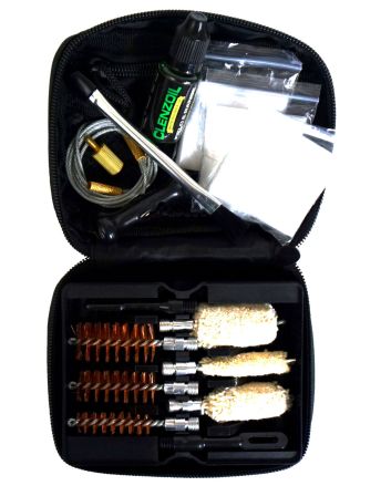 Clenzoil 2465 Field &amp; Range Cleaning Kit Multi-Gauge Shotgun/12 Pieces Black