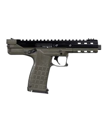 Kel-Tec CP33GRN CP3322 LR 33+1 5.50" Black Ported/Threaded Barrel, Serrated/Optic Ready Slide, Green Polymer w/Picatinny Rail Frame, Black Polymer Grip Ambidextrous