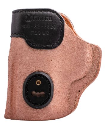 Galco S2652B Scout 3.0IWB Natural/Black Leather UniClip/Stealth Clip Fits S&amp;W M&amp;P Shield/Ruger Max-9/FN 503/509 Ambidextrous