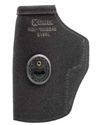 Galco TUC224B Tuck-N-Go 2.0 IWB Black Leather Compatible w/ Glock 31/17 Gen1-5/22 Gen2-5 UniClip/Stealth Clip Mount Ambidextrous