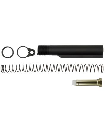 CMC Triggers 81626 Carbine Buffer Tube Kit Mil-Spec 6 Position AR-15 Black Anodized 7075-T6 Aluminum
