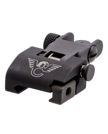 Wilson Combat TRQDSR Rear SightBlack Flip-Up for AR-15