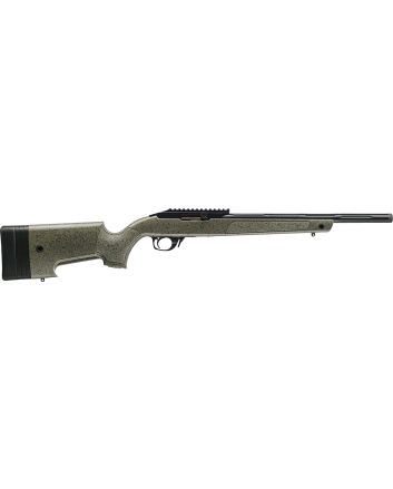 Bergara Rifles BXR001 BXR22 LR 10+1 16.50" Matte Blued Fluted Chromoly Steel Barrel, Matte Blued Aluminum Receiver, Black Speckled Green Synthetic Stock, Right Hand