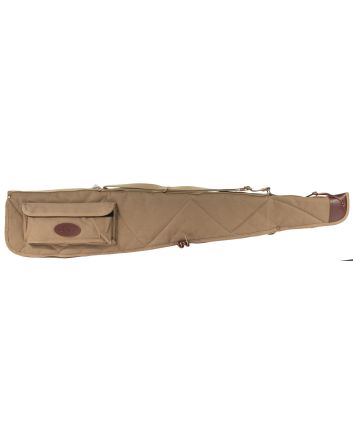 Boyt Harness OGC98PM06 Alaskan Rifle Case 44" Kahki Waxed Canvas w/ Brass Hardware &amp; Quilted Flannel Lining for Scoped Rifles
