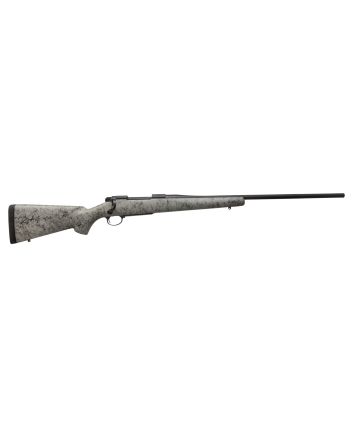 Nosler 39448 M48 Liberty 6.5 Creedmoor 4+1 24" Barrel, Graphite Black Cerakote Metal Finish, Gray Black Webbed Fixed Aramid Stock