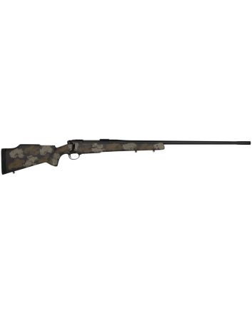 Nosler 42148 M48 Long-Range 300 Win Mag 3+1 26" Barrel, Graphite Black Cerakote Metal Finish, Black with Green/Tan Sponge Pattern Manners MCS-T Elite Tac Stock