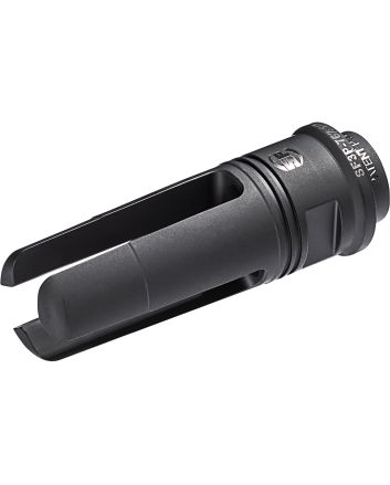 SureFire SF3P762MG1228 SOCOM 3-Prong Flash Hider Black DLC Stainless Steel with 1/2"-28 tpi Threads &amp; 2.60" OAL for 7.62x51mm NATO AR-10