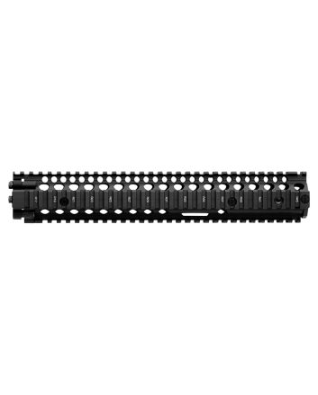 Daniel Defense 0100408001006 M4A1 RIS II Handguard 12.25" 2-Piece, Free-Floating Style Made of 6061-T6 Aluminum with Black Anodized Finish &amp; Picatinny Rail for AR-15
