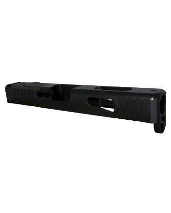 Rival Arms RA10G106A Precision Slide A1 with Docter Cut Black QPQ Case Hardened 17-4 Stainless Steel for Glock 17 Gen4