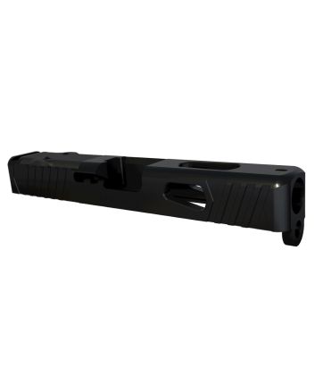 Rival Arms RA10G205A Precision Slide A1 Docter Cut Black QPQ Case Hardened 17-4 Stainless Steel for Glock 19 Gen3