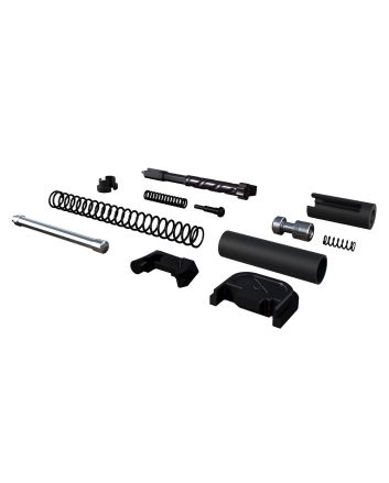 Rival Arms RA42G001A Slide Completion KitFits Glock Gen3-4 9mm Luger Black PVD Stainless Steel