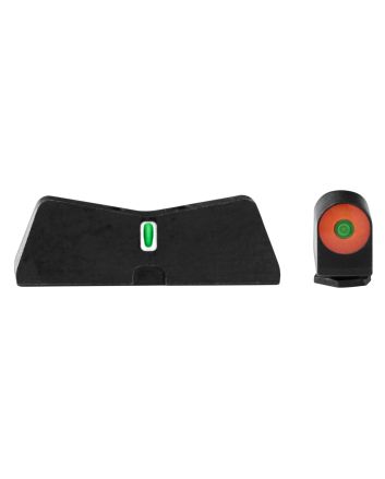 XS Sights GL0010S5N DXT2 Big Dot Night Sights fits GlockBlack | Green Tritium Orange Outline Front Sight Green Tritium White Outline Bar Rear Sight