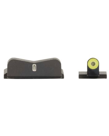 XS Sights SW0029S5Y DXT2 Big Dot Night Sights- Smith and WessonBlack | Green Tritium Yellow Outline Front Sight Green Tritium White Outline Bar Rear Sight