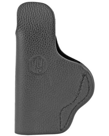 1791 Gunleather SCH4NSBR SCHIWB Size 04 Night Sky Black Leather Belt Clip Compatible w/Glock 17/S&amp;W M&amp;P Shield/Springfield XD Right Hand