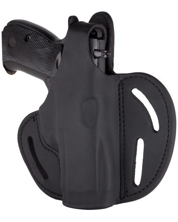 1791 Gunleather BHX5SSBLR BHXOWB 05S Stealth Black Leather Belt Slide Fits Sig P320 Carry/Springfield XD-M Compact