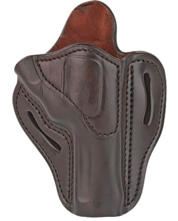 1791 Gunleather RVH2SBRR RVH2OWB Size 02 Signature Brown Leather Belt Slide Fits Ruger GP100/S&amp;W K Frame Right Hand
