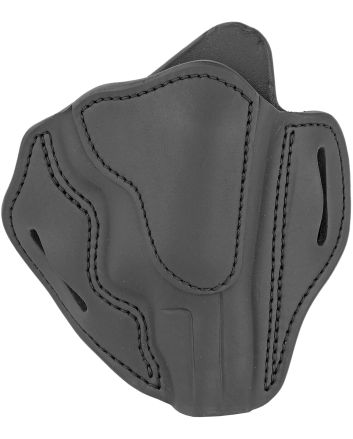 1791 Gunleather RVH3SBLR RVH3OWB Size 03 Stealth Black Leather Belt Slide/S&amp;W Governor Right Hand