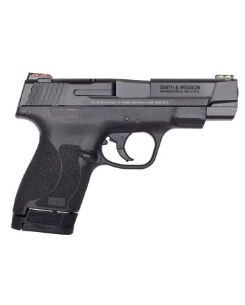 Smith &amp; Wesson 11796 M&amp;P Performance Center Shield M2.0 Micro-Compact Frame 40 S&amp;W 6+1/7+1, 4" Black Armornite Stainless Steel Barrel &amp; Serrated Slide, Matte Black Polymer Frame, No Safety