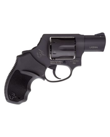 Taurus 2856021CH 85638 Special +P Caliber with 2" Barrel, 6rd Capacity Cylinder, Overall Matte Black Metal Finish, Concealed Hammer Frame &amp; Finger Grooved Black Rubber Grip