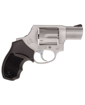 Taurus 2856029ULCH 856 Ultra-Lite 38 Special +P 6 Shot 2" Barrel, Overall Matte Finish Stainless Steel, Concealed Hammer Frame, Finger Grooved Black Rubber Grip