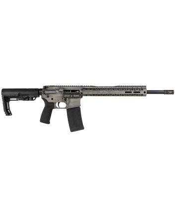 Black Rain BROFUSIONTB Spec + Fusion 5.56x45mm NATO 16" 30+1 Titanium Battleworn Cerakote 6 Position MFT Minimalist Stock