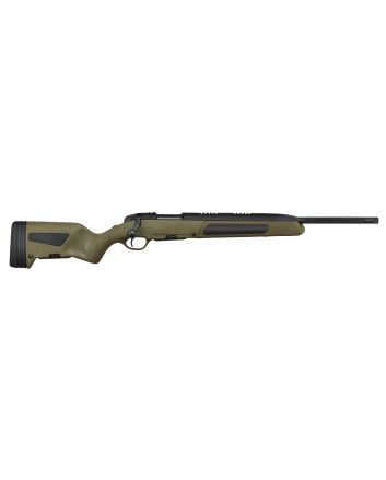 Steyr Arms 263473E Scout6.5 Creedmoor 5+1 19" Fluted/Threaded, Black Barrel/Rec, OD Green Stock, Integrated Base