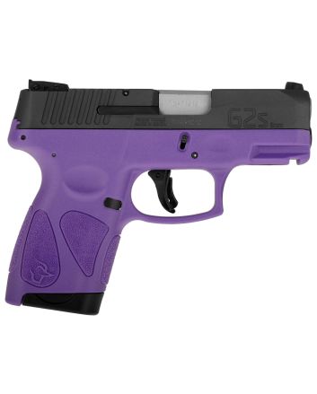 Taurus 1G2S931DP G2SCompact Frame 9mm Luger 7+1 3.26" Matte Stainless Steel Barrel, Matte Black Serrated Alloy Steel Slide, Dark Purple Polymer Frame w/Picatinny Rail &amp; Polymer Grip, Right Hand
