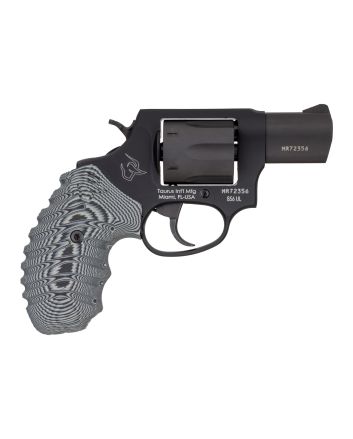 Taurus 2856021ULVZ13 856 Ultra-Lite 38 Special +P Caliber with 2" Matte Black Finish Barrel, 6rd Capacity Matte Black Finish Cylinder, Matte Black Anodized Finish Aluminum Frame &amp; Gray VZ Cyclone Grip
