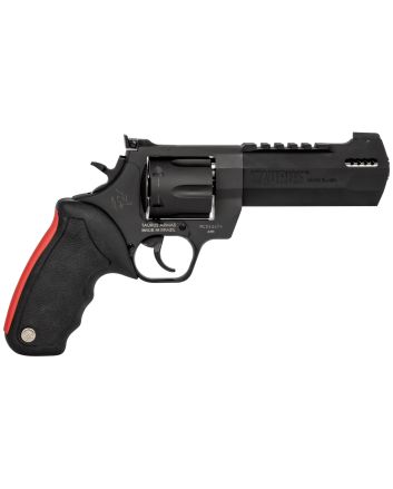 Taurus 2440051RH Raging Hunter44 Rem Mag 6rd 5.12" Matte Black Oxide Steel Black Rubber with Integrated Red Cushion Insert Grip