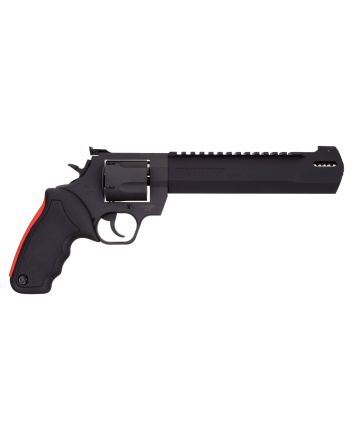 Taurus 2454081RH Raging Hunter454 Casull 5rd 8.37" Matte Black Oxide Steel Black Rubber with Integrated Red Cushion Insert Grip