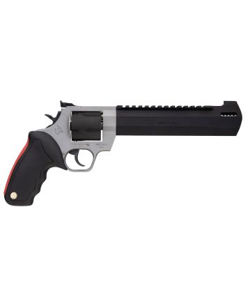 Taurus 2454085RH Raging Hunter454 Casull 5rd 8.37" Matte Black Oxide Cylinder &amp; Barrel Matte Stainless Steel Frame Black Rubber with Integrated Red Cushion Insert Grip