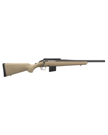 Ruger 26981 American RanchFull Size 350 Legend 5+1 16.38" Matte Black Threaded Barrel, Matte Black Picatinny Rail Steel Receiver, Flat Dark Earth Fixed Synthetic Stock, Right Hand