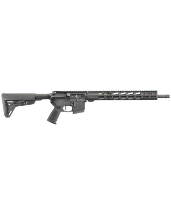 Ruger 8532 AR-556 MPR350 Legend 5+1 16.38" Threaded Barrel, Hard Coat Anodized Finish, 15" Free-Float Handguard, Magpul SL Buttstock On Mil-Spec Buffer Tube, Black Magpul Grip