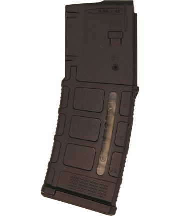 Magpul MAG556-BLK PMAG GEN M3 30rd Detachable w/Capacity Window 223 Rem/5.56x45mm NATO Fits AR-15/M16/M4 Black Polymer