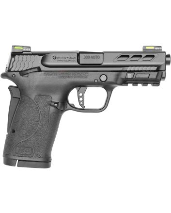 Smith &amp; Wesson 12717 Performance Center M&amp;P Shield EZ M2.0 380 ACP 3.80" 8+1 Black Black Armornite Stainless Steel Slide Black Polymer Grip