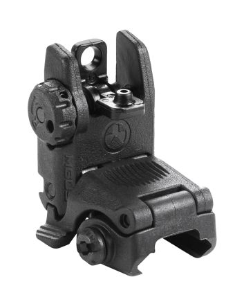 Magpul MAG248-BLK MBUS Sight RearBlack Folding for AR-15/M16