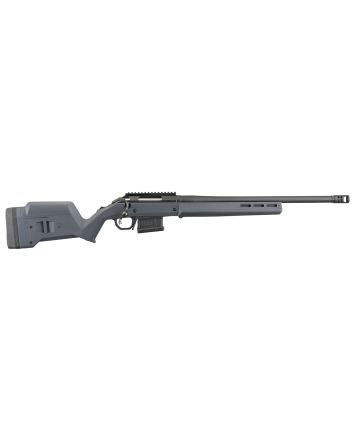 Ruger 26983 American HunterNone 6.5 Creedmoor 5+1 20" Matte Black Heavy Threaded Barrel, Matte Black Picatinny Rail, Steel Receiver Black Adj Magpul Hunter Synthetic Stock, Right Hand