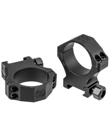 Sig Sauer Electro-Optics SOA10018 Alpha 1Matte Black 34mm Extra High 0 MOA