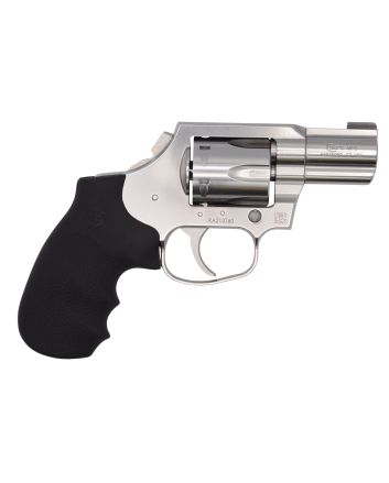 Colt Mfg KCOBRASB2BB King Cobra Carry 357 Mag 6 Shot 2" DAO Brushed Stainless Steel Barrel, Cylinder &amp; Frame, Black Hogue Rubber w/Finger Grooves Grip