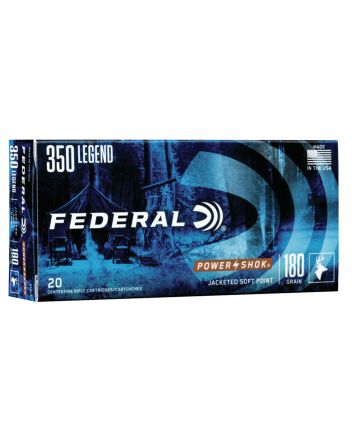 Federal 350LA Power-Shok350Legend 180gr Jacketed Soft Point 20 Per Box/10 Case