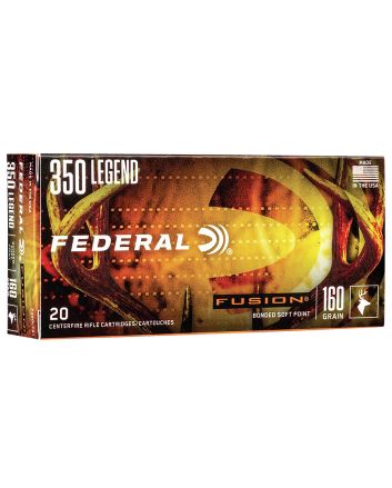 Federal F350LFS1 Fusion350Legend 160gr Bonded Soft Point 20 Per Box/10 Case
