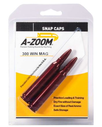 A-Zoom 12237 Rifle Snap Cap 300Win Mag 2Pack