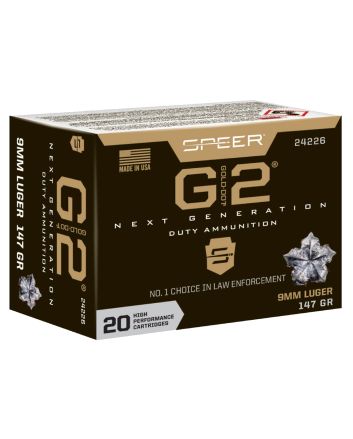 Speer 24226 Gold Dot G2 9mmLuger 147gr 20 Per Box/10 Case
