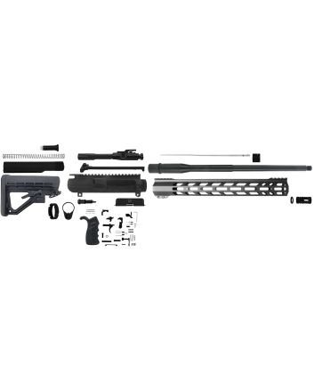 TacFire SSRK308LPK18BN AR Build Kit Rifle 308 Win AR-10 Black Nitride Aluminum 5/8"-24 tpi *Sports South Exclusive.