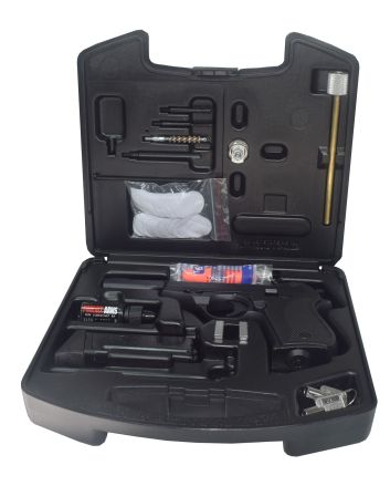 Phoenix Arms RGM2ABB HP Range Kit 22 LR 10+1 5" All Matte Black Vent Rib Barrel, Serrated Steel Slide &amp; Steel Frame, Black Polymer Grip