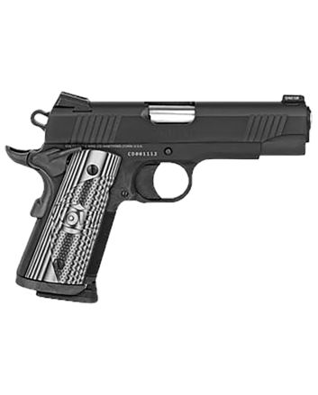 Colt Mfg O9842CCU 1911 Commander Combat Unit 9mm Luger 4.25" 9+1 Black PVD Black PVD Stainless Steel Slide Checkered &amp; Scalloped Gray G10 Grip