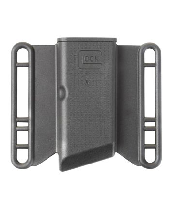Glock MP033612 Mag PouchOWB Black Polymer, Belt Slide Mount Up To 2.25" Wide, Fits Glock 42 Magazines Only