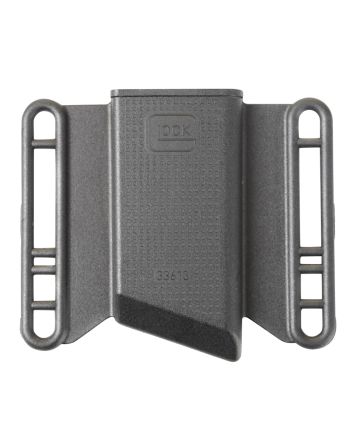 Glock MP033613 Mag PouchOWB Black Polymer, Belt Slide Mount Up To 2.25" Wide, Fits Glock 43 Magazines Only